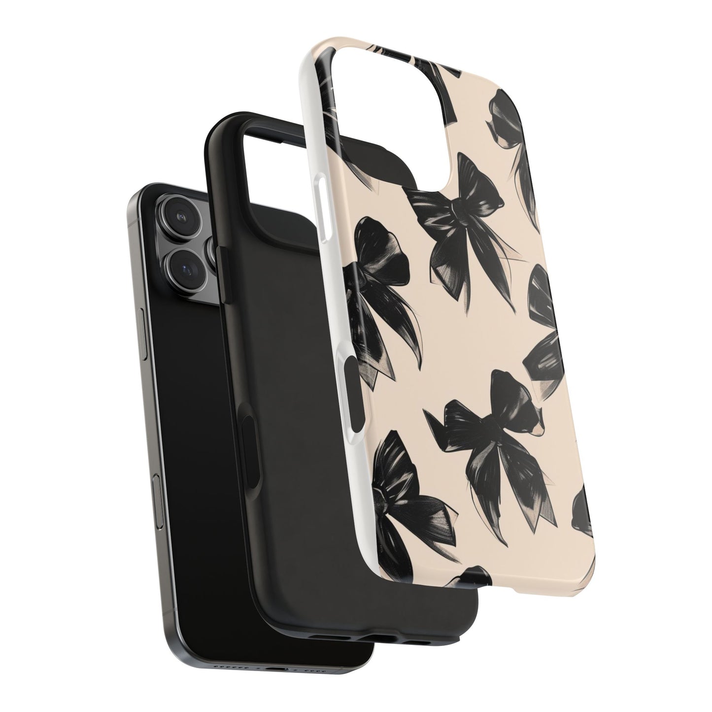 Chic Black Bow Tough Case